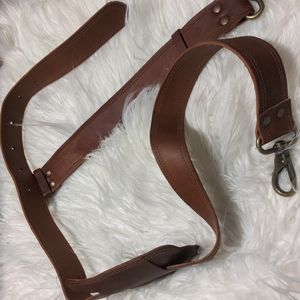 Leather adjustable padded bag strap duffle&more